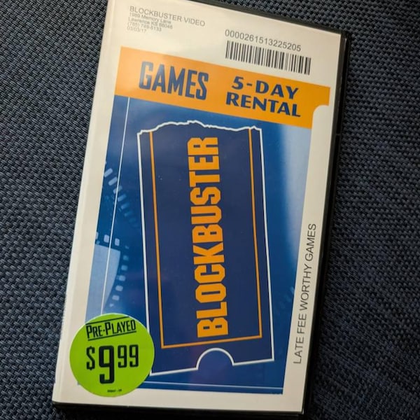 Blockbuster Switch BLOCKBUSTER: Nintendo Switch Game Card Holder (10 Games) - Etsy