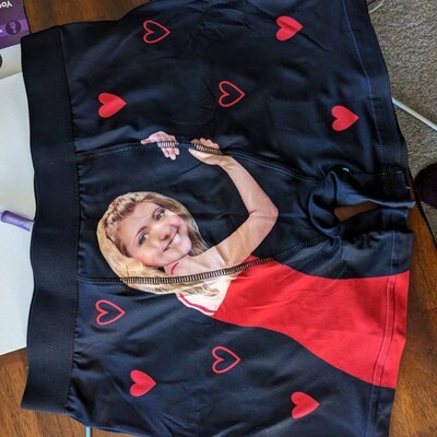 Personalized Photo Boxer Briefs, Custom Underwear With Face for Men ...