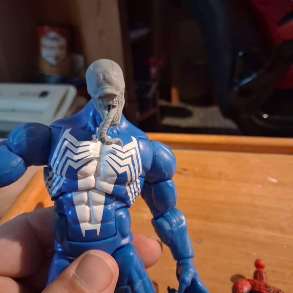 Spiderman Classic Head Pack Custom Marvel Legends Unpainted 1/12 3d ...