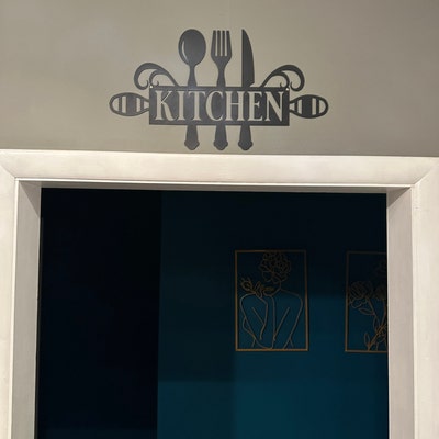 Metal Kitchen Sign Decor Kitchen Wall Decor Kitchen Wall Art Kitchen ...