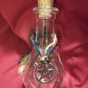 Witch Bottle for Your Potions and Witchcraft Herbs, Wicca and ...