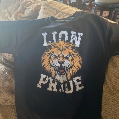 Lions Sweatshirt, Lion Sweatshirt, Lion Pride Sweater, Lions Football ...