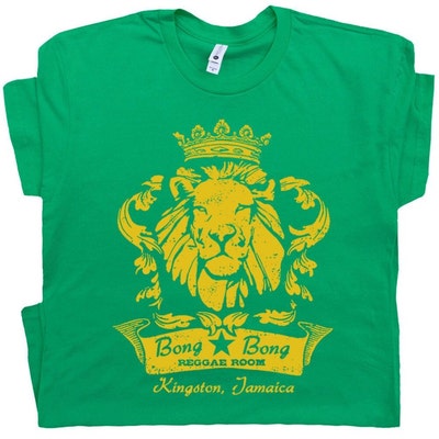 Reggae Bob Marley Rasta Lion Graphic T-Shirt – Super-Soft Cotton, Men's & Women's Sizes