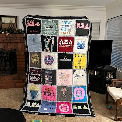 Tee Shirt Quilt Memory Quilt Out of T Shirts Tshirt Quilt - Etsy