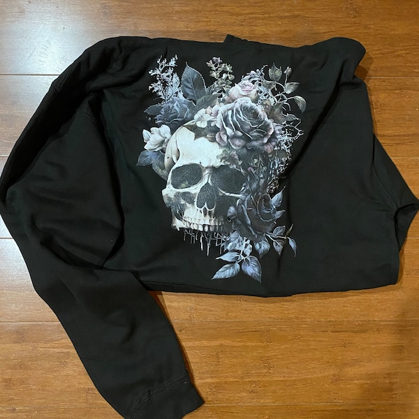 Flower Skull Women's Hoodie