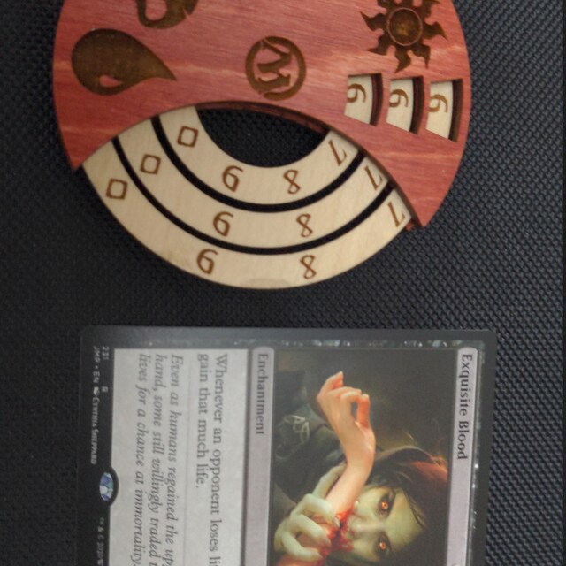木製3桁MTGライフカウンター、放射状HPトラッカー - Etsy 日本