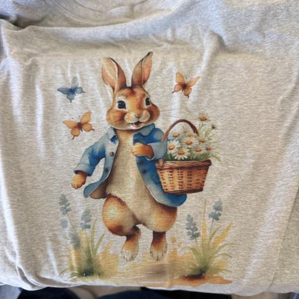 15 Flopsy Rabbit Cliparts, Beatrix Potter Style, Peter Rabbit's Sister ...