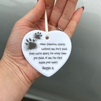 Pet Loss Memorial Plaque, Bereavement Paw Print Keepsake to Remember a ...