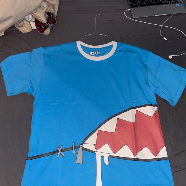 Gura Double-sided Shark Bite Unisex T-shirt Inspired by
