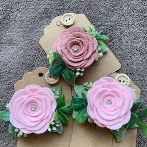 POINSETTIA Hair Clip