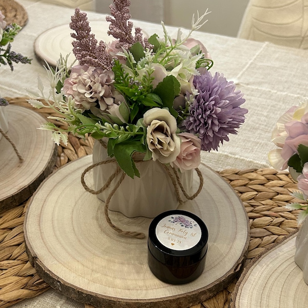 Personalized Wedding Favors, Spring Summer Candle Favors, Wonderland ...