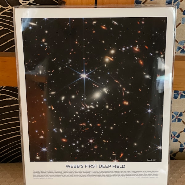 Hubble Telescope Ultra Deep Field Poster Space Print Galaxy Wall Art