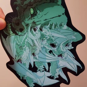 My Head 21 Cm X 21 Cm / 8.27 X 8,27 Square AND A4 Sized Art Print, Set ...