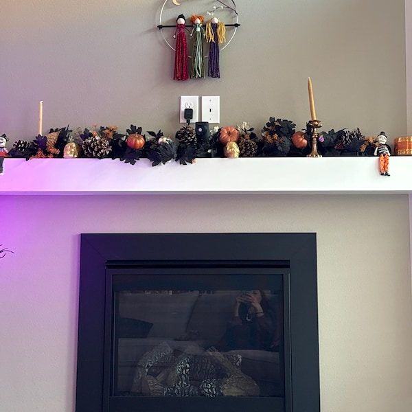 Macrame Hocus Pocus Hocus Pocus Wall Decor, Halloween Witch Decor, Sanderson Sisters Wreath ...