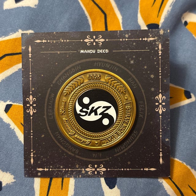 SKZ Karma Coin Enamel Pin - Etsy