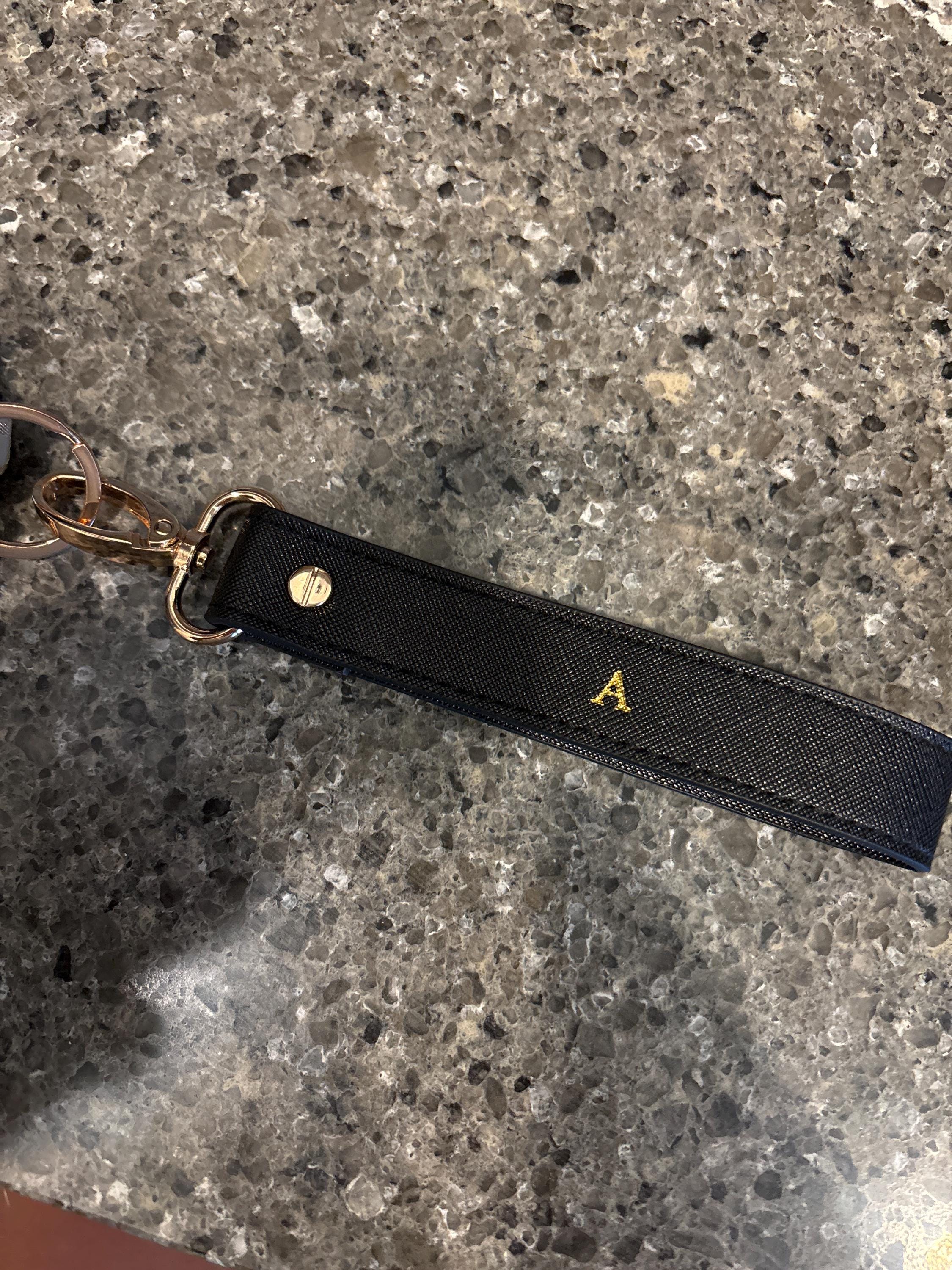 Personalisierter großer Loop-Schlüsselanhänger - Personalisierter Schlüsselring - Armband-Schlüsselanhänger - Taschenanhänger - Autoanhänger - Geschenke für Sie - Gepäckanhänger