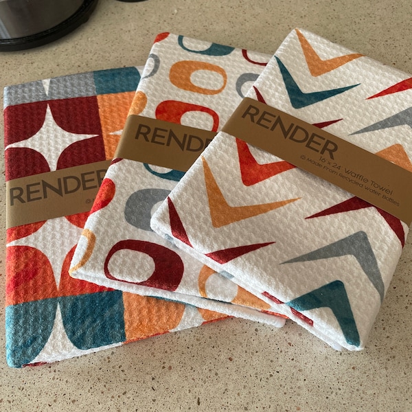 Set of 12 Mid Century Modern Note Cards - Etsy