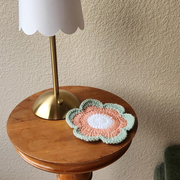 Daisy Keyring, Daisy Keychain, Flower Keychain, Crochet Daisy Keyring ...