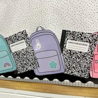Alphabet Posters and Cursive Alphabet Posters for Composition Notebook ...