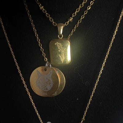 COWBOY BOOT NECKLACE / 14K GOLD PLATED BRONZE [30%OFF]