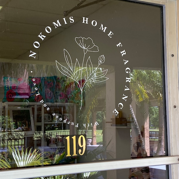 Custom Storefront Window Decals - Business Logos, Store Hours, Photos ...