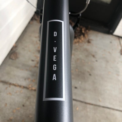 bike top tube stickers