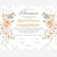 Gothic Wedding Editable Certificate Template Printable - Etsy