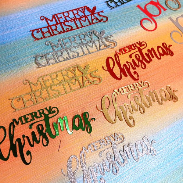 DIY Christmas Card Kit 4 Cards Make Your Own Holiday Greeting Cards ...