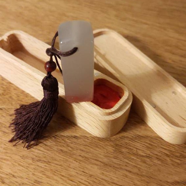 Custom Chinese Name Chop / Personal Asian Stamp Seal / Natural Red ...