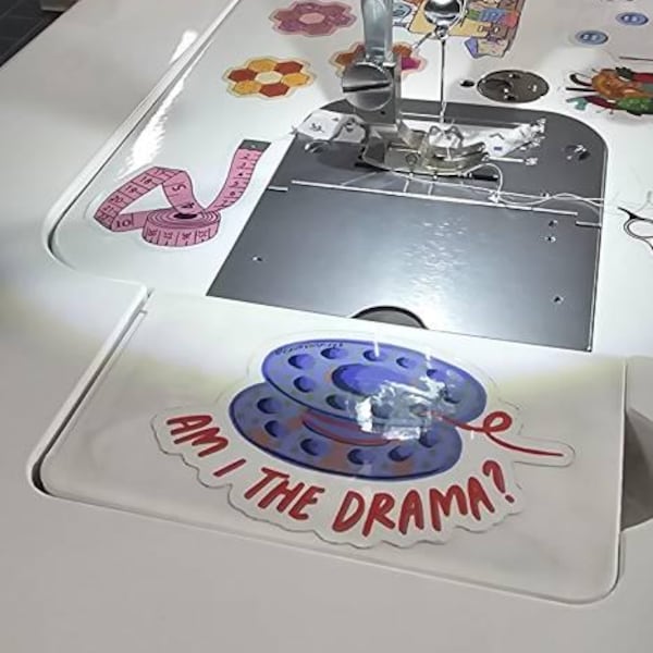 Am I the Drama Sticker, Bobbin Sticker, Funny Quilt Sewing Stickers ...
