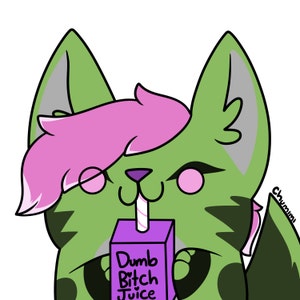 Simping Fursona Digital Sticker Icon YCH - Etsy