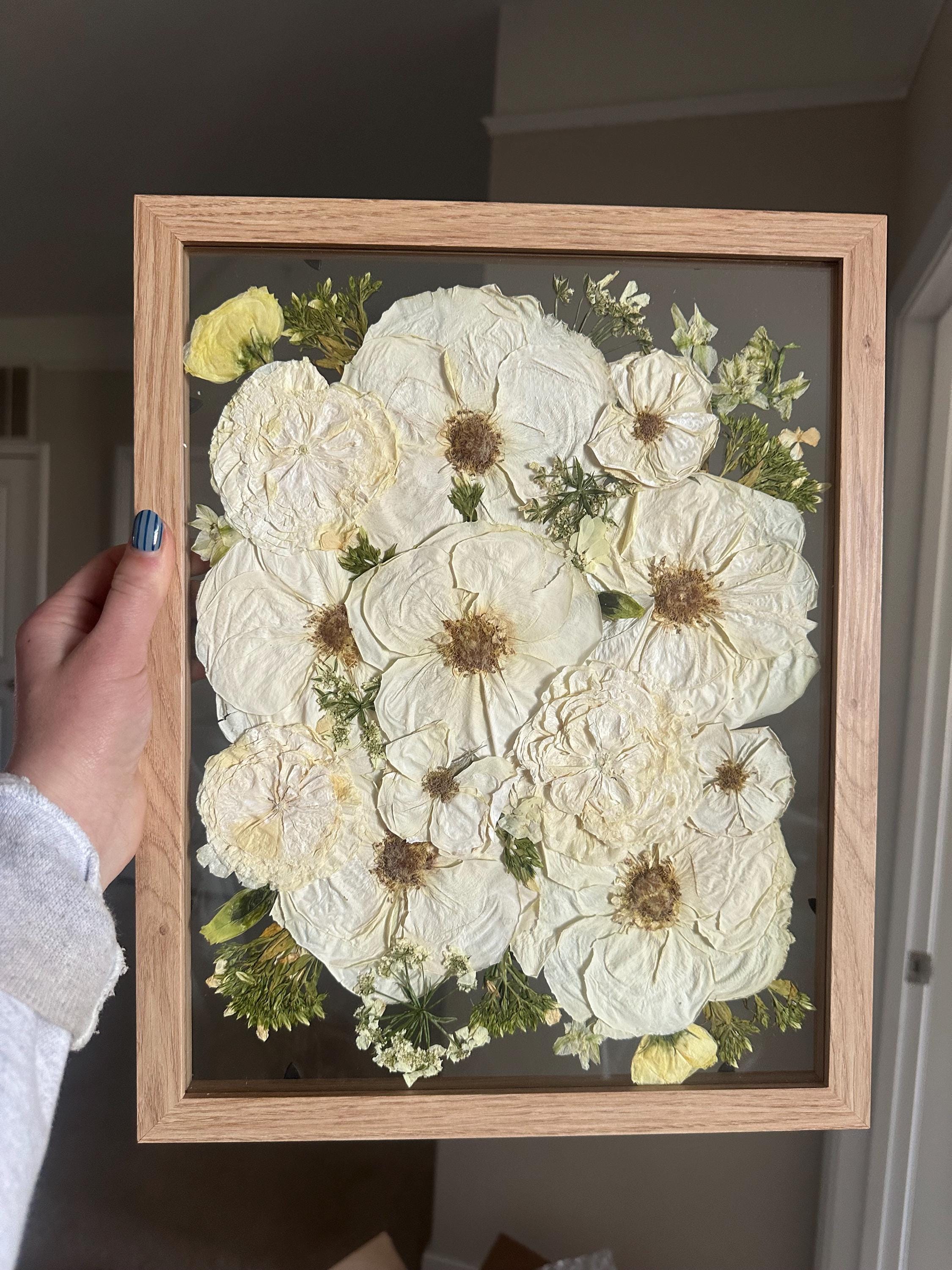 Preserved flowers from Marisa's etsy review