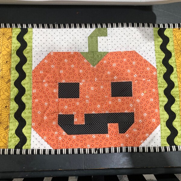PDF Halloween Quilt Pattern - Pumpkin Quilt Pattern - Etsy