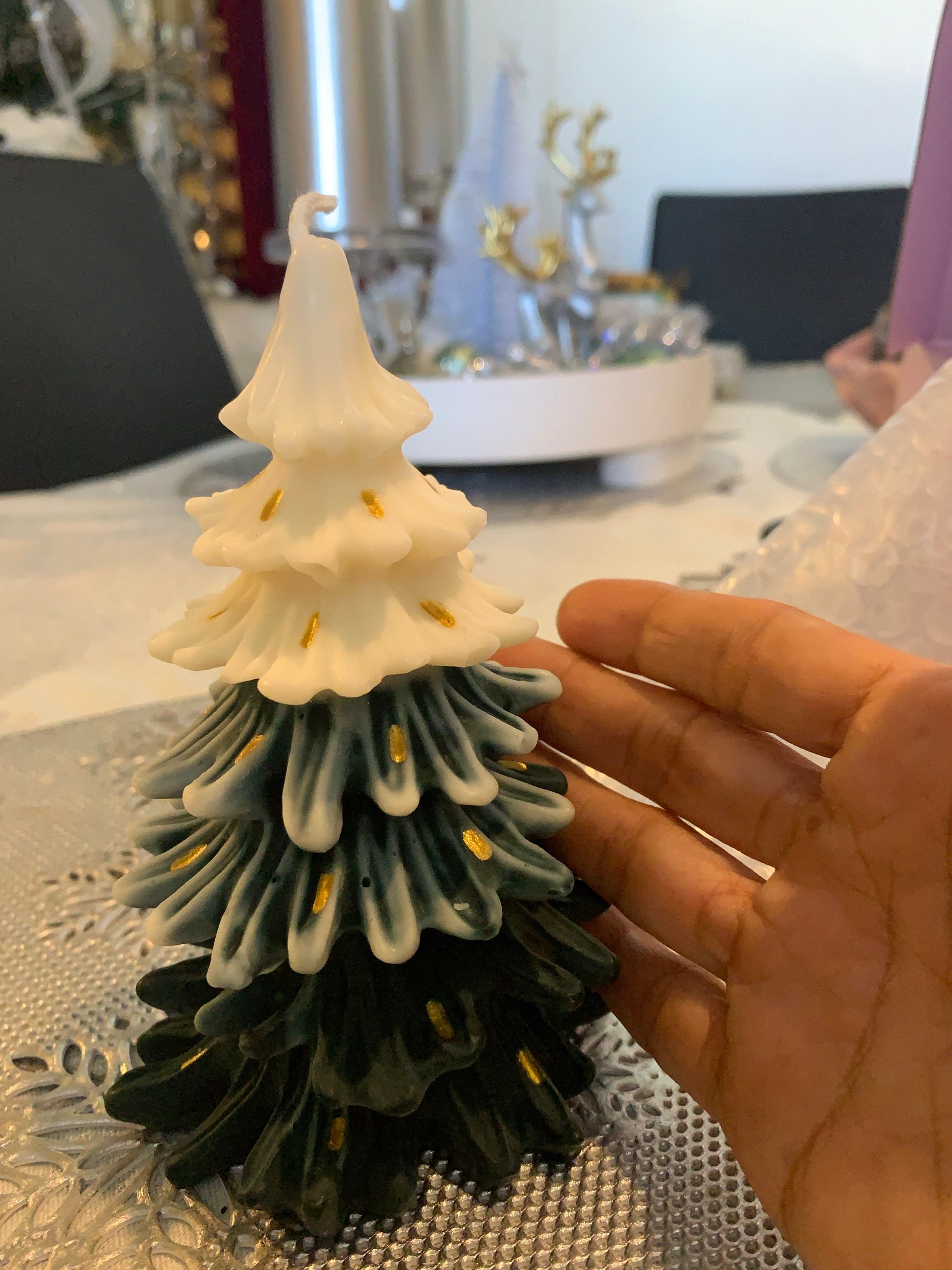 Large Size- Cute Christmas Tree Candle| Christmas Candle| Christmas Home Decor| Christmas Gift| Unique Christmas Gift| Holiday Decor|
