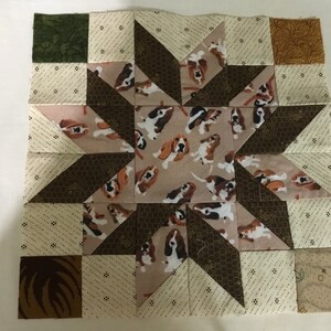 Floral Dogs Wallpaper 8 Patchwork Dogs by Shopcabin | Etsy