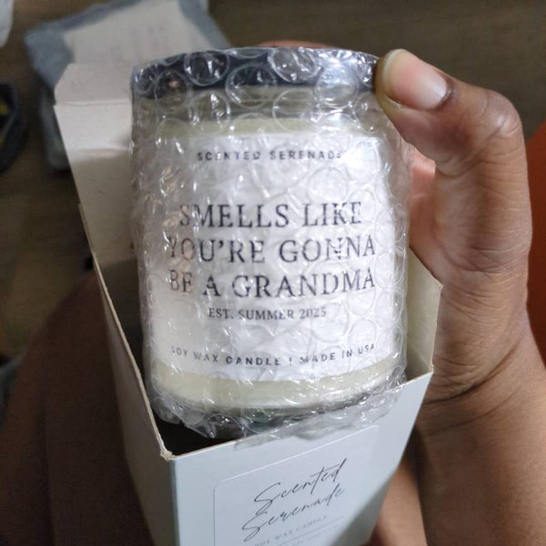 Promoted Grandparents Candle