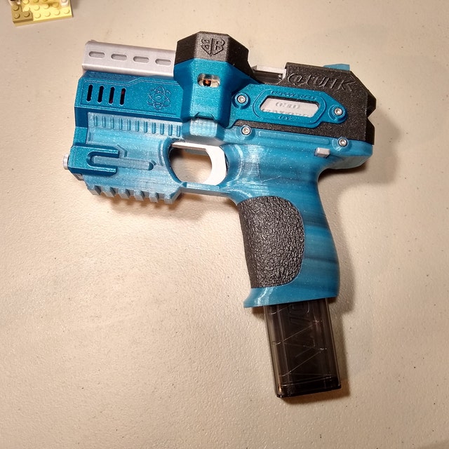 Quik 3d Printed Fully Automatic Flycore Toy Nerf Blaster .STL FILES ONLY 