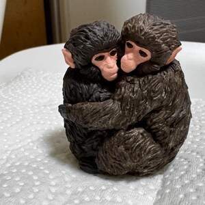 Japanese Macaque 1/8 Scale Realistic Animal Model 3D Printed