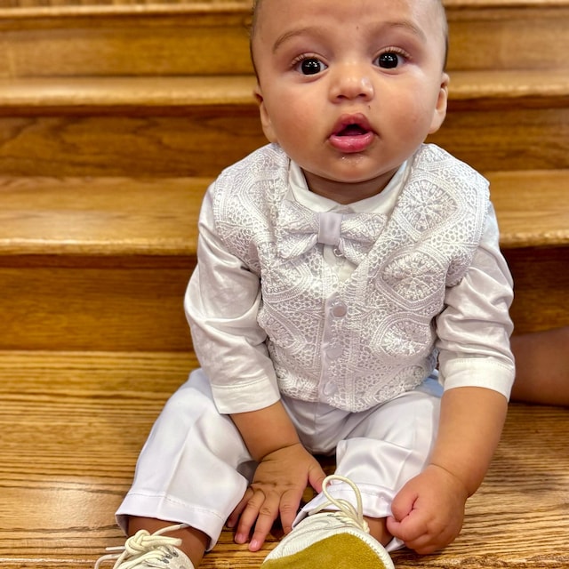 Baby Boy Bebes De Bautizo Ropa De Bautizo Para Bebe Adorable Baby