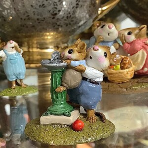 Wee Forest Folk M-181 Little Squirt (boy), Vintage Miniature Mouse