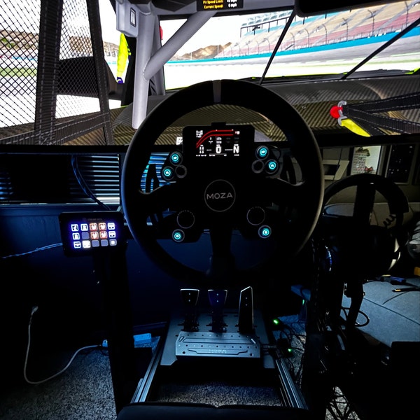 Custom Racing Sim Enclosure Stream Deck Enclosure With Adjustable Mount for Sim Racing | Flight Rig ...