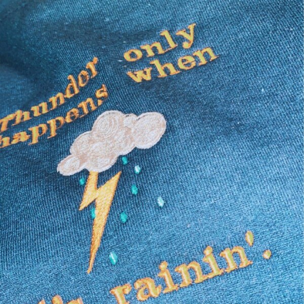 Thunder Only Happens When Raining.crewneck, Sweater, Sweatshirt, Song ...