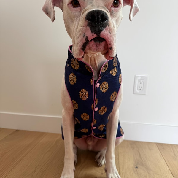 Pink Sherwani For Dog main image 1