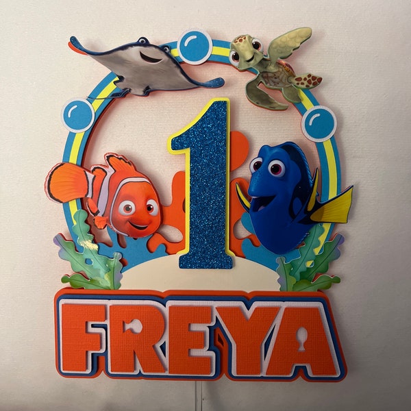 Nemo and Friends Cake Topper - Etsy