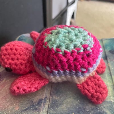 No Sew Sea Turtle Crochet Pattern, Crochet Turtle Amigurumi Pattern