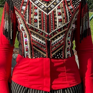 Jacket Saddle Pad Western Custom Rodeo Queen Showmanship - Etsy