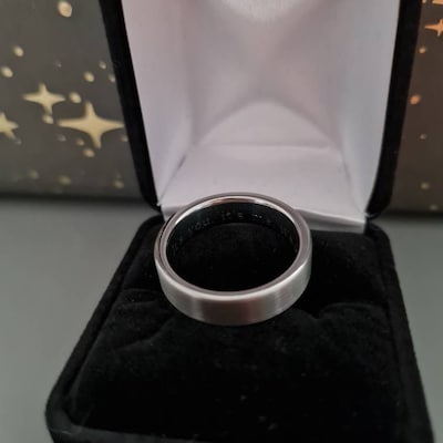 Male Wedding Band Tungsten Carbide Ring, Tungsten Wedding Ring Matte ...