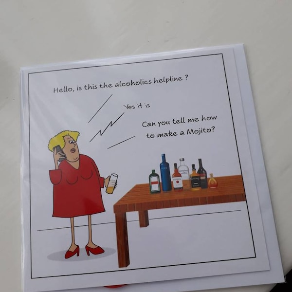 Funny Birthday Card Friendship Female Girl Friend Mum Humorous Party ...