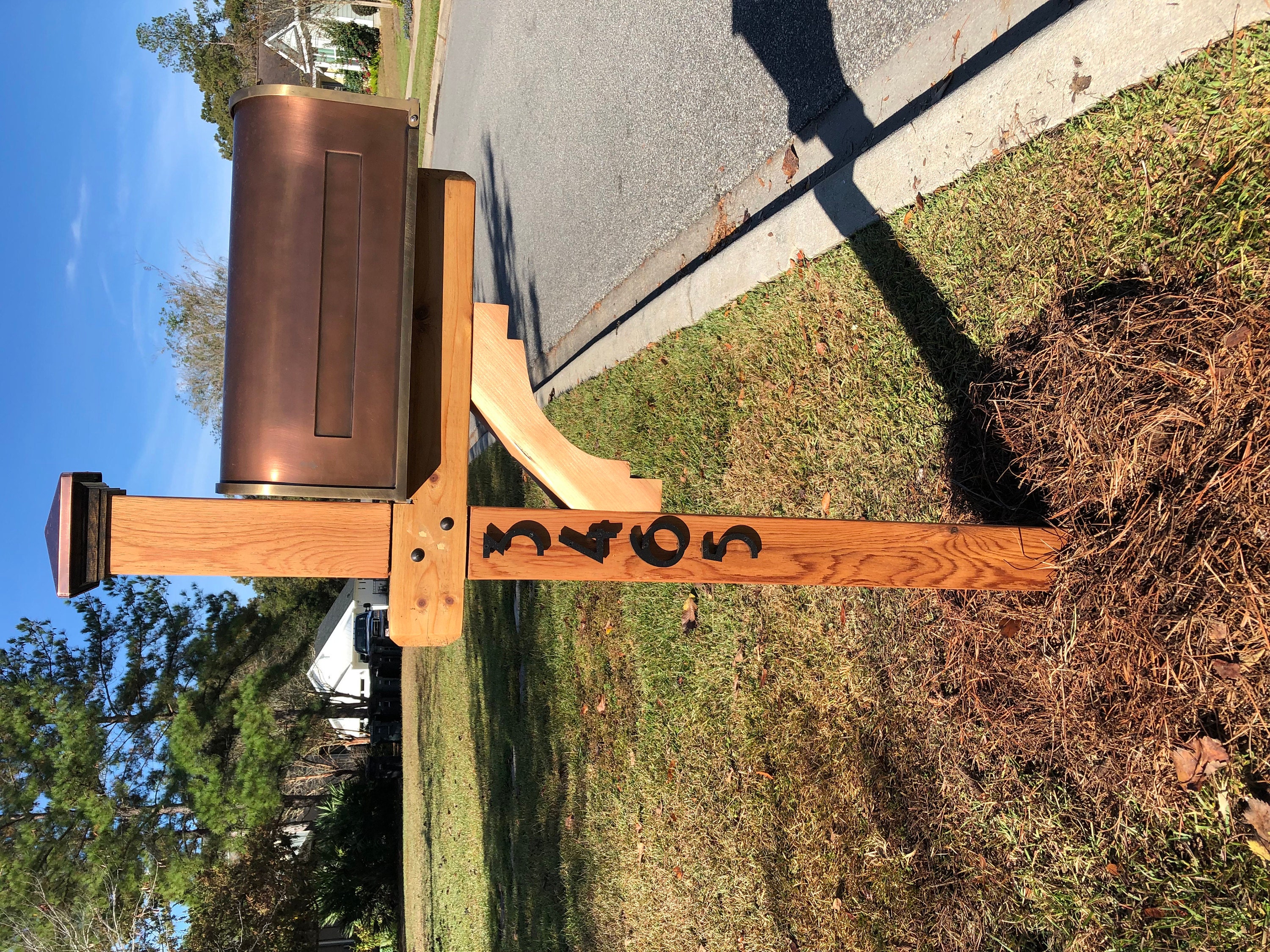 3 inch Art Deco Apartment House or Mailbox Post Numbers Letters