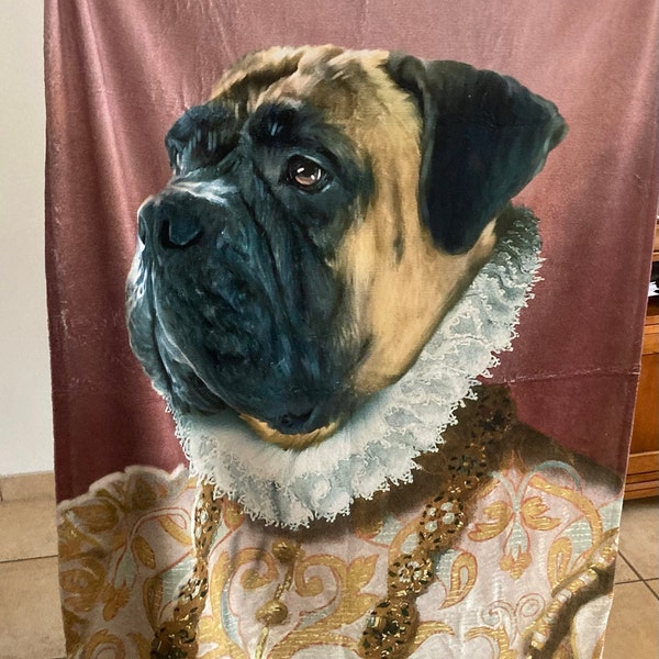 CUSTOM Royal Pet Portrait Painting/ Personalized Regal Style Family ...